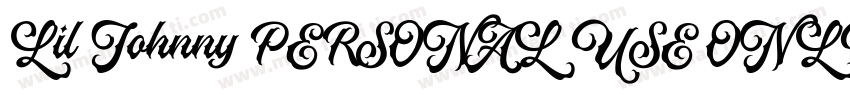 Lil Johnny PERSONAL USE ONLY Regula字体转换